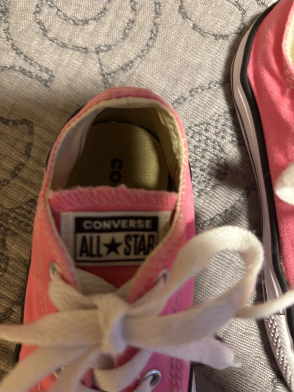 Converse Kids Pink Low Top Sneakers